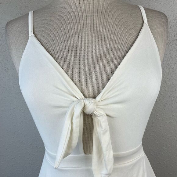 Urban Outfitters Ivory Spaghetti Strap Tank Top Size XS - Picture 2 of 5